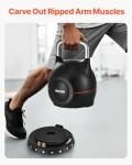 Adjustable Kettlebell with 7 Weight Levels