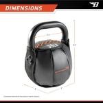 Bionic Body 35-Pound Soft Kettlebell with Handle