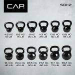 CAP Barbell 40 lb Black Cast Iron Kettlebell