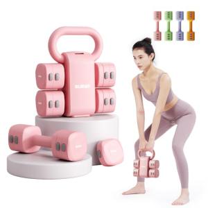 Adjustable 4-in-1 Dumbbell and Kettlebell Set