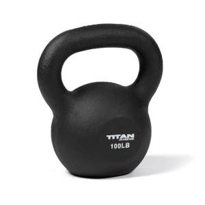 Titan Fitness 100 LB Cast Iron Kettlebell