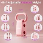 Adjustable 4-in-1 Dumbbell and Kettlebell Set