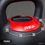 Adjustable 40lb Kettlebell with Matte Finish