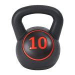 BalanceFrom Vinyl Kettlebell Weights Set - 5 to 15 lbs
