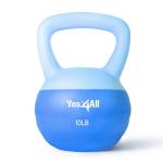 Yes4All Soft Kettlebell - Color-Coded Weights 10LB