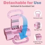 Adjustable 4-in-1 Kettlebell Set for Home Gym