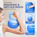 Yes4All Soft Kettlebell - Color-Coded Weights 10LB