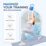 Yes4All Soft Kettlebell - Color-Coded Weights 10LB