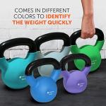 GYMENIST 12 LB Neoprene Coated Kettlebell
