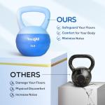 Yes4All Soft Kettlebell - Color-Coded Weights 10LB