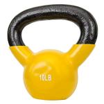 Sunny Health & Fitness Vinyl Kettlebell - 10 Pounds