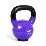 Yes4All 15 lbs Vinyl Coated Kettlebell - Violet