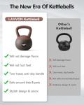 Cushioned Soft Kettlebell Set with Anti-Slip Grip