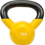 Sunny Health & Fitness Vinyl Kettlebell - 10 Pounds