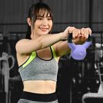 GYMENIST 12 LB Neoprene Coated Kettlebell