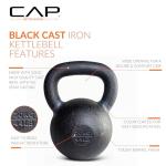 CAP Barbell 44 lb Cast Iron Kettlebell