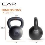 CAP Barbell 44 lb Cast Iron Kettlebell