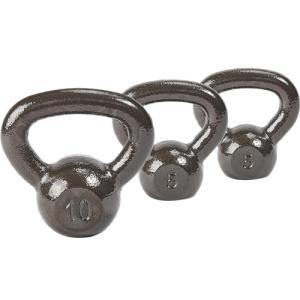 Fitvids Cast Iron Kettlebell Set for Strength Training
