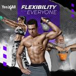 Yes4All 15 lbs Vinyl Coated Kettlebell - Violet