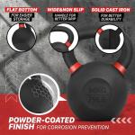 Yes4All 36 KG Cast Iron Kettlebell for Workouts