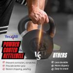 Yes4All 36 KG Cast Iron Kettlebell for Workouts