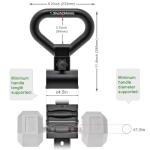Steel Dumbbell to Kettlebell Converter Handle