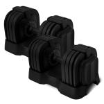 Adjustable 55 lb Dumbbell Set, 2 Pieces