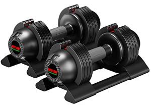 Adjustable 22lbs Dumbbell Set for Strength Training