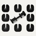 Adjustable 55 lb Dumbbell Set, 2 Pieces