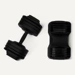 Adjustable 55 lb Dumbbell Set, 2 Pieces