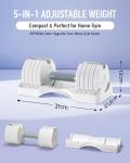 BYZOOM FITNESS Adjustable 12.5lb Dumbbell Set