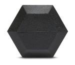 Amazon Basics Rubber Hex Dumbbell Hand Weight, 15 Pounds, Single