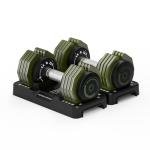 Adjustable Dumbbells Set 22.5LB Pair, 5 Weights Option Dumbbells Set with Comfort Non-slip Metal Handle, Compact Weight Set For Home Gym Suit both Men and Women