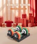 Adjustable 22.5LB Dumbbell Set for Home Gym