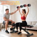 Adjustable Dumbbells Set 5LB to 25LB for Home Gym
