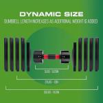 Core Fitness® Adjustable Dumbbell Weight Set by Affordable Dumbbells - Space Saver - Dumbbells for Your Home