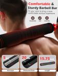 UKEEP Adjustable Dumbbell Set, 55/70/90lbs Free Weight Set with Connector, 3 in1 Dumbbells Set Used as Dumbbell/Barbell/Kettlebell, Fitness Exercises for Home Gym Suitable Men/Women