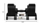 Core Fitness® Adjustable Dumbbell Weight Set by Affordable Dumbbells - Space Saver - Dumbbells for Your Home