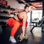 AOTOB 55 lbs (Pair) Adjustable Colorful Dumbbell Set, Dumbbells Adjust Weight with Anti-Slip Fast Adjust Turning Handle, Dumbbell Sets Adjusted for Men and Women, Dumbbells Pair for Home Gym Exercise
