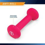 Marcy Neoprene Dumbbell, Single Piece, 1-lb, Fuchsia