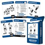 2 Pack - Bodyweight & Dumbbell Fitness Workout Cards - Over 100 Exercises