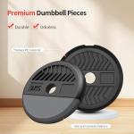 Adjustable Dumbbells,20/30/40/60/80lbs Free Weight Set with Connector, 4 in1 Dumbbells Set Used as Barbell/Kettlebells/Push up Stand, Fitness Workout Equipment for Home Gym for Youth,Women/Men