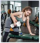 15LBS Adjustable Dumbbells Sets, 4 in 1 Free Weight Dumbbell Sets for Women Men Hand Weight Set Adjust Dumbbells Weights Set for Home Gym Exercise Workout Strength Training Equipments, White
