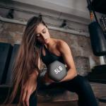 BalanceFrom Fitness 32 Pound Neoprene Coated Cast Iron Dumbbell Exercise Workout Set with Stand, 3 Pairs of 3, 5, and 8 Pound Weights, Black