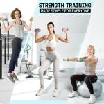 Yes4All Dumbbell Neoprene Set With Case, Weights Dumbbells Set & Hand – 2,3,5 lbs