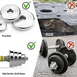 PHOEROS Adjustable Dumbbell Set - 44/66/88 LBS weights set, Dumbbell Barbell 3 in 1, Steel Dumbbells Pair with Connecting Rod for Adults Women Men Fitness Workout, Home Gym Exercise Training Equipment (44lbs)