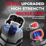KeppiFitness Adjustable Dumbbell Set, 30/40/50/70/90 lb Weight Set with Connector Bar, 4 in 1 Workout Gear with Dumbbell, Kettlebell, Barbell, Push up Handle for Home Gym Fitness Exercise…