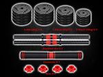 Adjustable Dumbbell Weight Set for Home Fitness