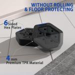 VIVITORY Adjustable Dumbbell and Barbell Set