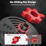 GOIMU 4-in-1 Adjustable Dumbbell Weight Set